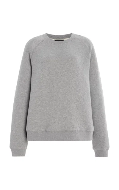 Jenni Kayne Saturday Cotton-blend Sweatshirt In Grey