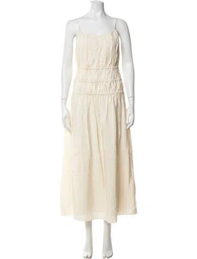 Pre-owned Jenni Kayne Scoop Neck Long Dress W/ Tags In Green