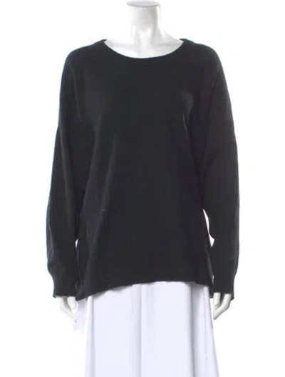 Pre-owned Jenni Kayne Scoop Neck Sweater In Blue