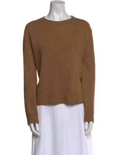 Pre-owned Jenni Kayne Scoop Neck Sweater In Brown
