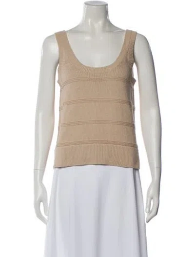 Pre-owned Jenni Kayne Scoop Neck Sweater In Neutral