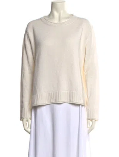 Pre-owned Jenni Kayne Scoop Neck Sweater In Neutral