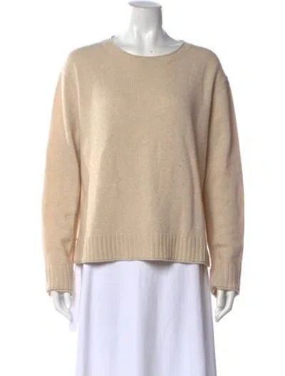 Pre-owned Jenni Kayne Scoop Neck Sweater In Neutral