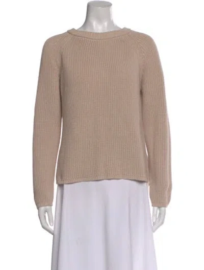 Pre-owned Jenni Kayne Scoop Neck Sweater In Neutral