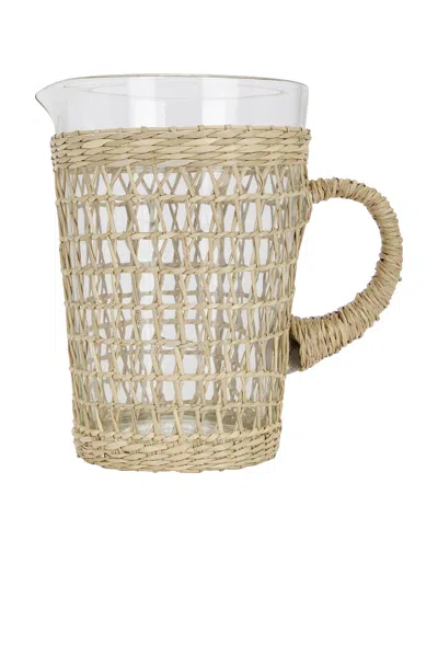 Jenni Kayne Seagrass Picnic Pitcher In Natural