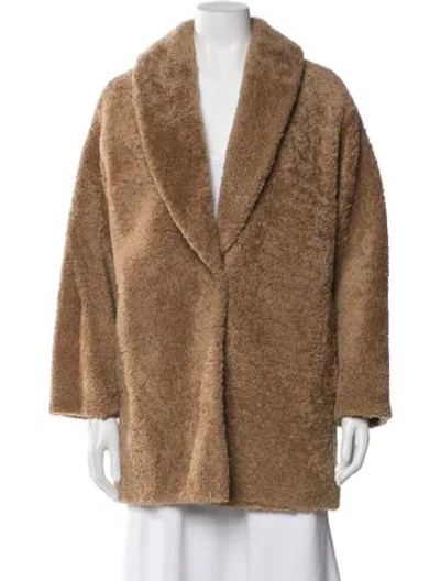 Pre-owned Jenni Kayne Shearling Coat In Neutral