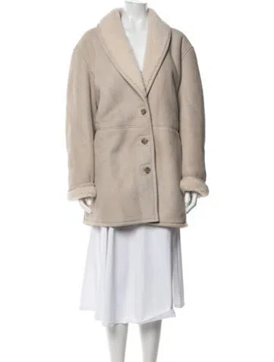 Pre-owned Jenni Kayne Shearling Jacket W/ Tags In Neutrals