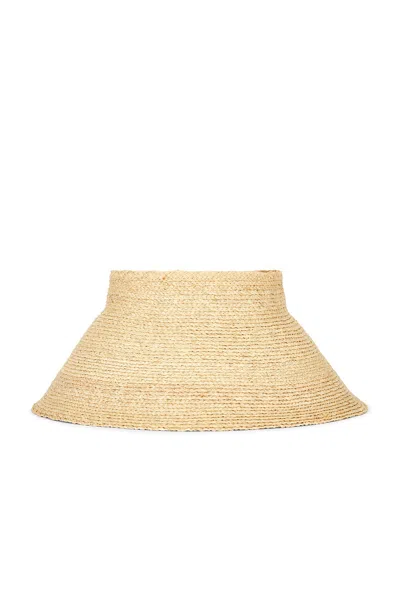 Jenni Kayne Shore Raffia Visor In Natural