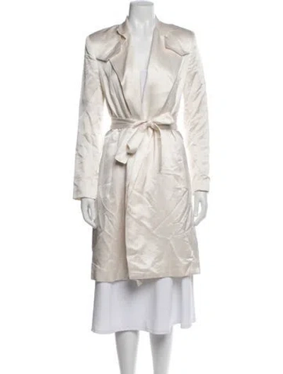 Pre-owned Jenni Kayne Silk Coat In Neutrals
