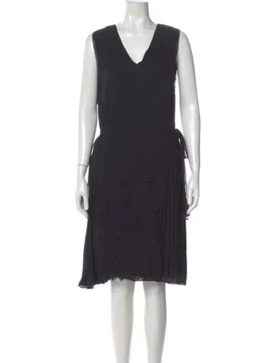 Pre-owned Jenni Kayne Silk Midi Length Dress W/ Tags In Gray
