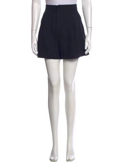 Pre-owned Jenni Kayne Silk Mini Shorts In Black