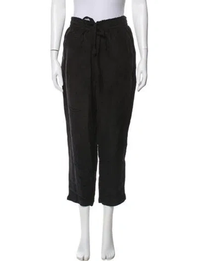 Pre-owned Jenni Kayne Silk Sweatpants In Black