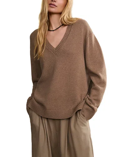 Jenni Kayne Simone Sweater In Brown