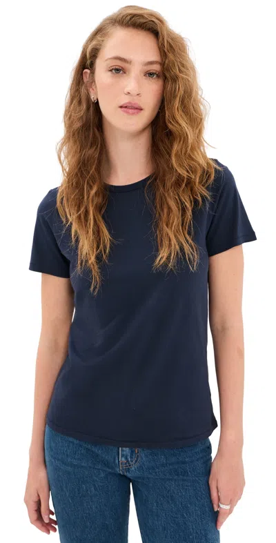 Jenni Kayne Slim Tee Navy In Blue