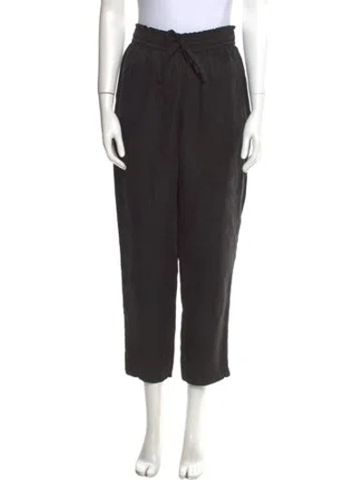 Pre-owned Jenni Kayne Straight Leg Pants In Black