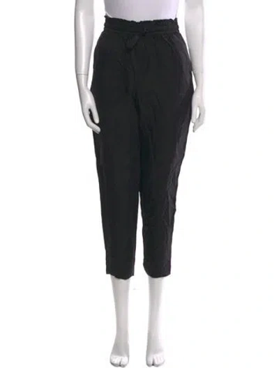 Pre-owned Jenni Kayne Straight Leg Pants In Black