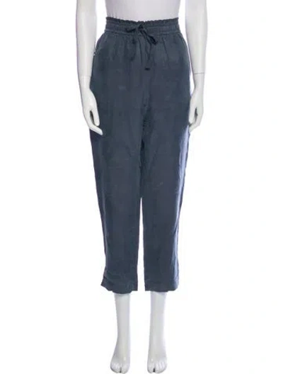 Pre-owned Jenni Kayne Straight Leg Pants In Blue