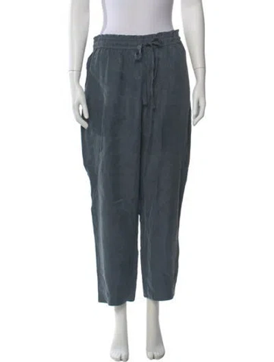 Pre-owned Jenni Kayne Straight Leg Pants In Blue