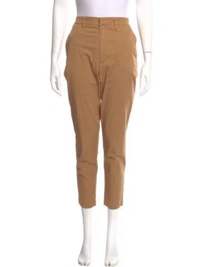 Pre-owned Jenni Kayne Straight Leg Pants In Brown