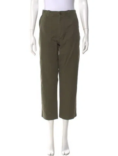 Pre-owned Jenni Kayne Straight Leg Pants In Green