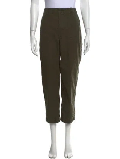 Pre-owned Jenni Kayne Straight Leg Pants In Green