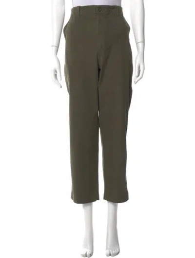 Pre-owned Jenni Kayne Straight Leg Pants In Green