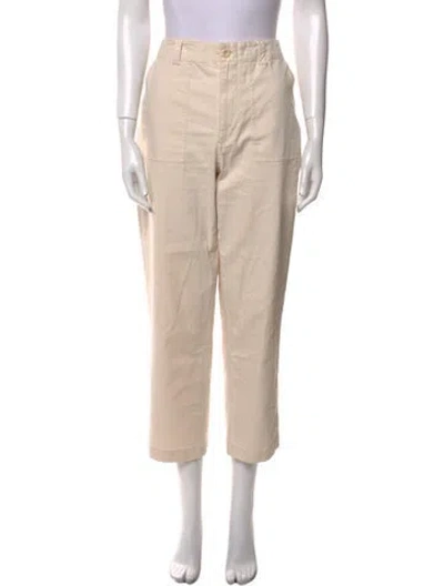Pre-owned Jenni Kayne Straight Leg Pants In Neutral