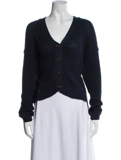 Pre-owned Jenni Kayne Striped Jacket In Blue