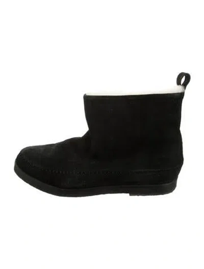 Pre-owned Jenni Kayne Suede Boots In Black