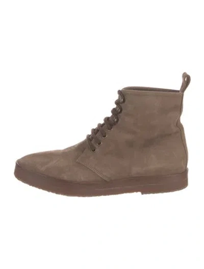Pre-owned Jenni Kayne Suede Boots In Brown