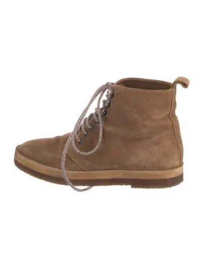 Pre-owned Jenni Kayne Suede Boots In Brown