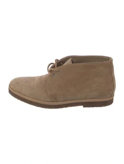Pre-owned Jenni Kayne Suede Boots In Brown