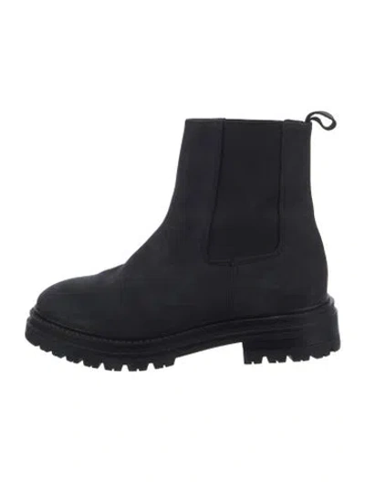 Pre-owned Jenni Kayne Suede Chelsea Boots In Black