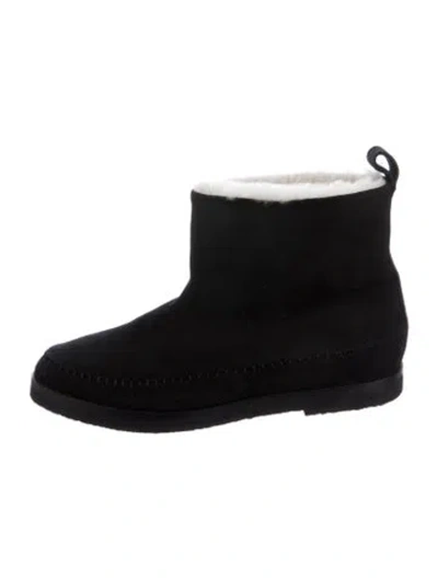 Pre-owned Jenni Kayne Suede Chelsea Boots In Black
