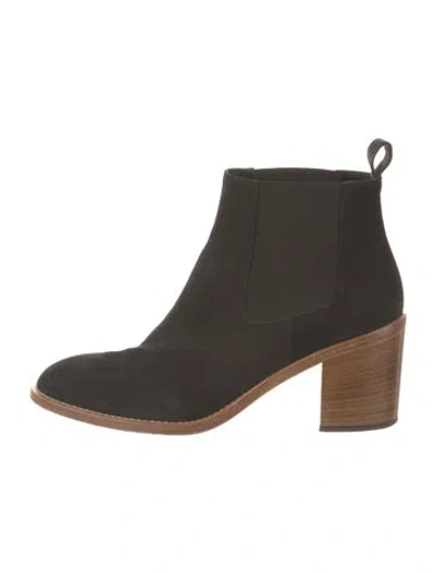 Pre-owned Jenni Kayne Suede Chelsea Boots In Brown