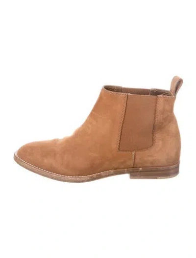 Pre-owned Jenni Kayne Suede Chelsea Boots In Brown