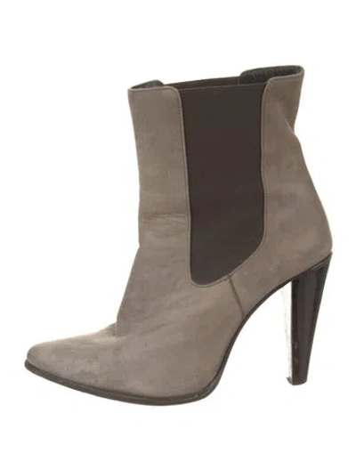 Pre-owned Jenni Kayne Suede Chelsea Boots In Brown