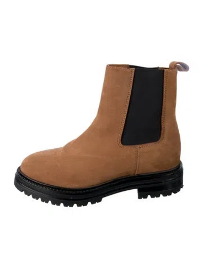 Pre-owned Jenni Kayne Suede Chelsea Boots In Brown