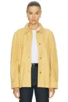 Jenni Kayne Suede Lennox Jacket In Brown