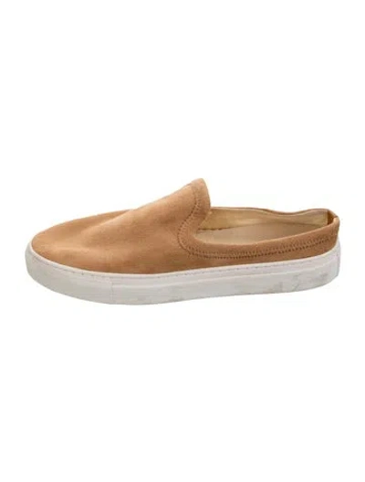 Pre-owned Jenni Kayne Suede Loafers In Brown