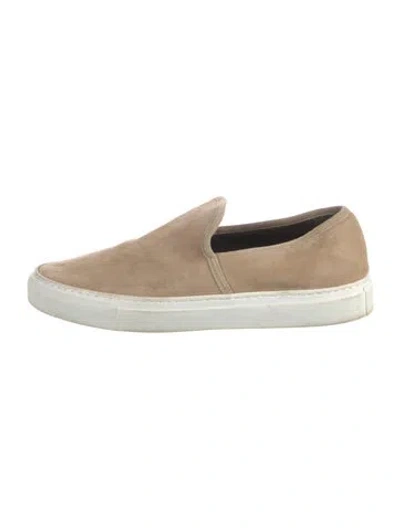 Pre-owned Jenni Kayne Suede Loafers In Neutral