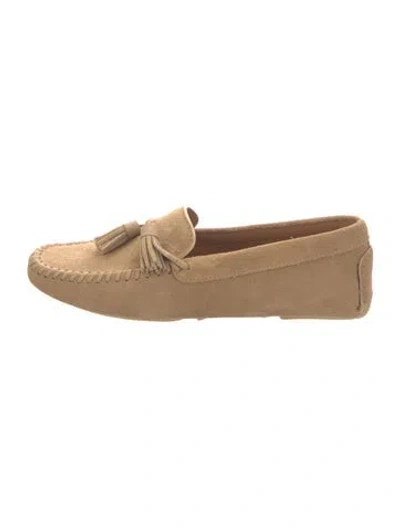 Pre-owned Jenni Kayne Suede Loafers In Neutrals