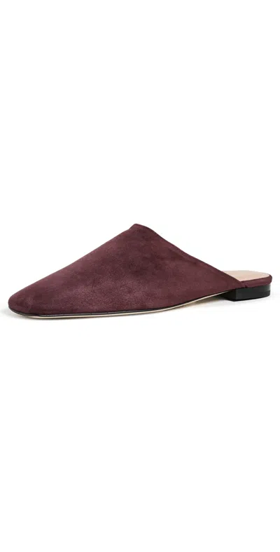 Jenni Kayne Suede Miller Mules Wine