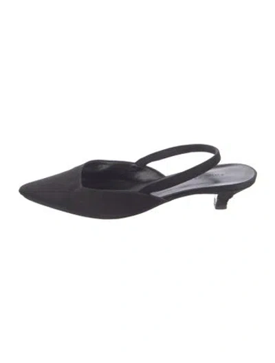 Pre-owned Jenni Kayne Suede Mules In Black