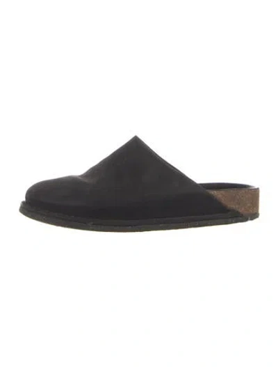 Pre-owned Jenni Kayne Suede Mules In Blue