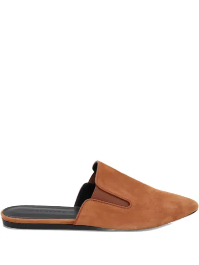 Jenni Kayne Suede Mules In Brown