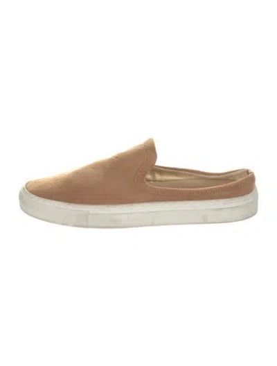 Pre-owned Jenni Kayne Suede Mules In Brown