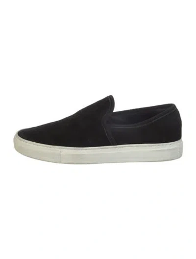 Pre-owned Jenni Kayne Suede Sneakers In Black