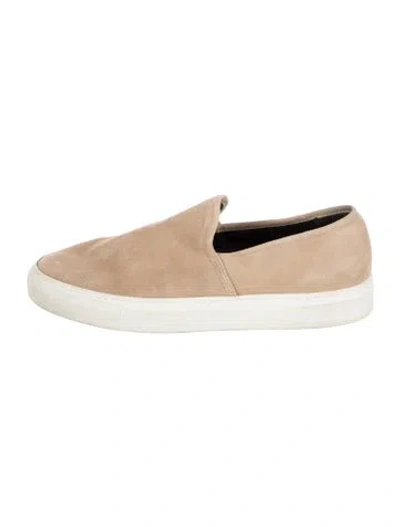 Pre-owned Jenni Kayne Suede Sneakers In Neutrals