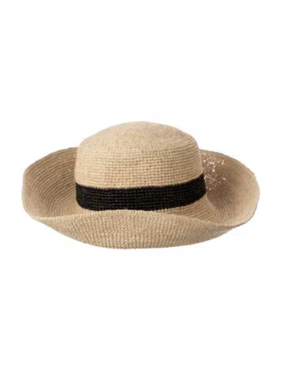 Pre-owned Jenni Kayne Sun Hat In Neutral